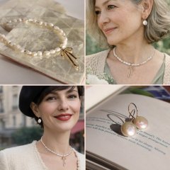 新発売【リノパールネックレス】＆【ララパールピアス/イヤリング】