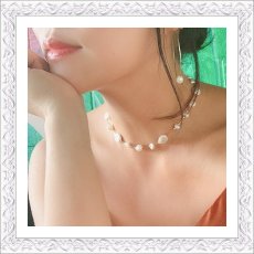 画像6: Keshi Pearl Choker Necklace (6)