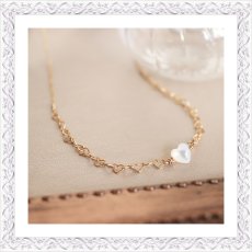 画像1: Malie Heart Necklace (1)