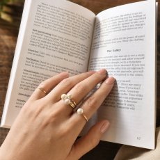画像4: Mini Akoya Pearl Ring (4)