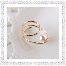 画像2: Oval Pearl Ring (2)
