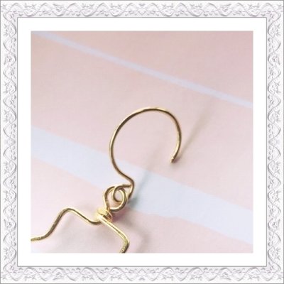 画像1: Triple Hoop Pikake Pierce/Earring