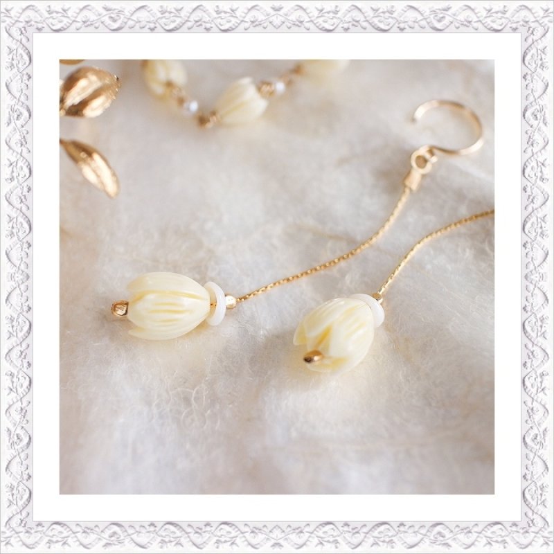 【ピカケページ】Hawaii・プアケニケニピアス・4セット Pua Pikake Pierce/Earring - Leinai'a