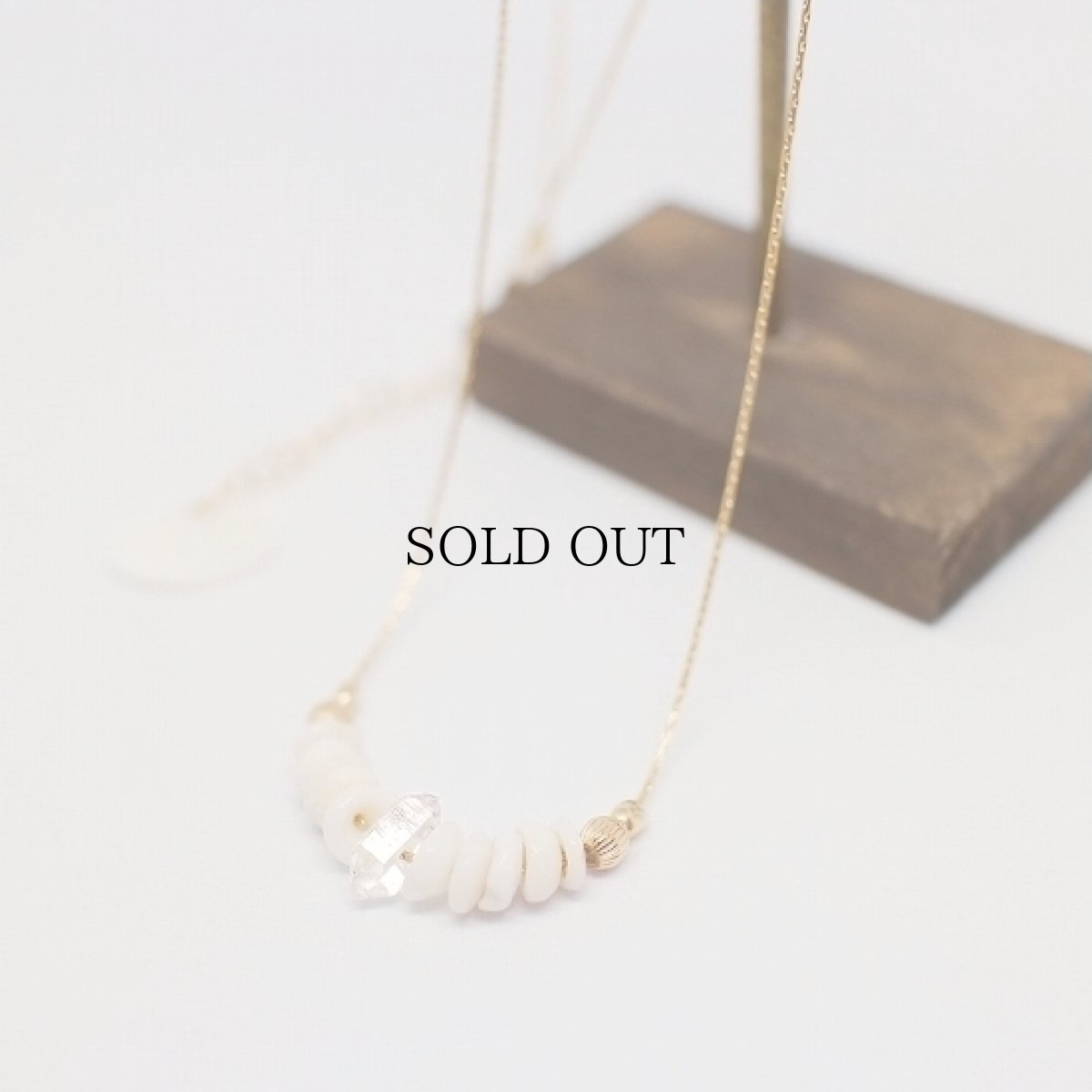 画像3: Puka Shell & Herkimer Diamond Necklace (3)