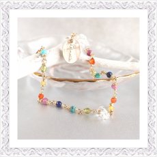 画像1: Rainbow Gems Bracelet (1)