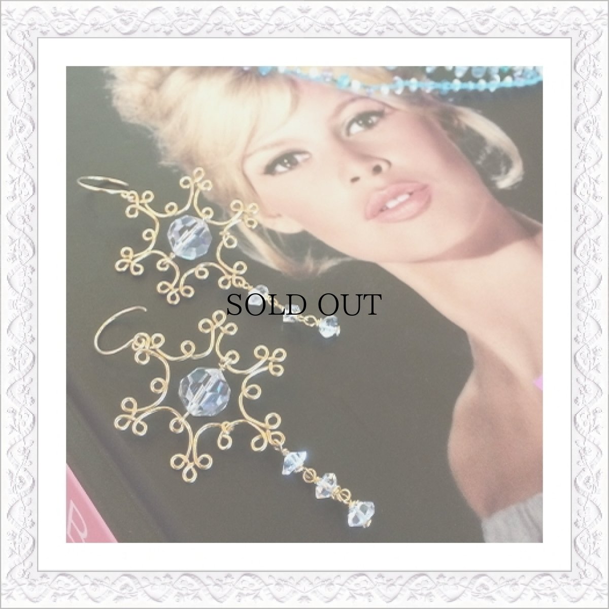 画像1: Snowflake Pierce/Earring (1)