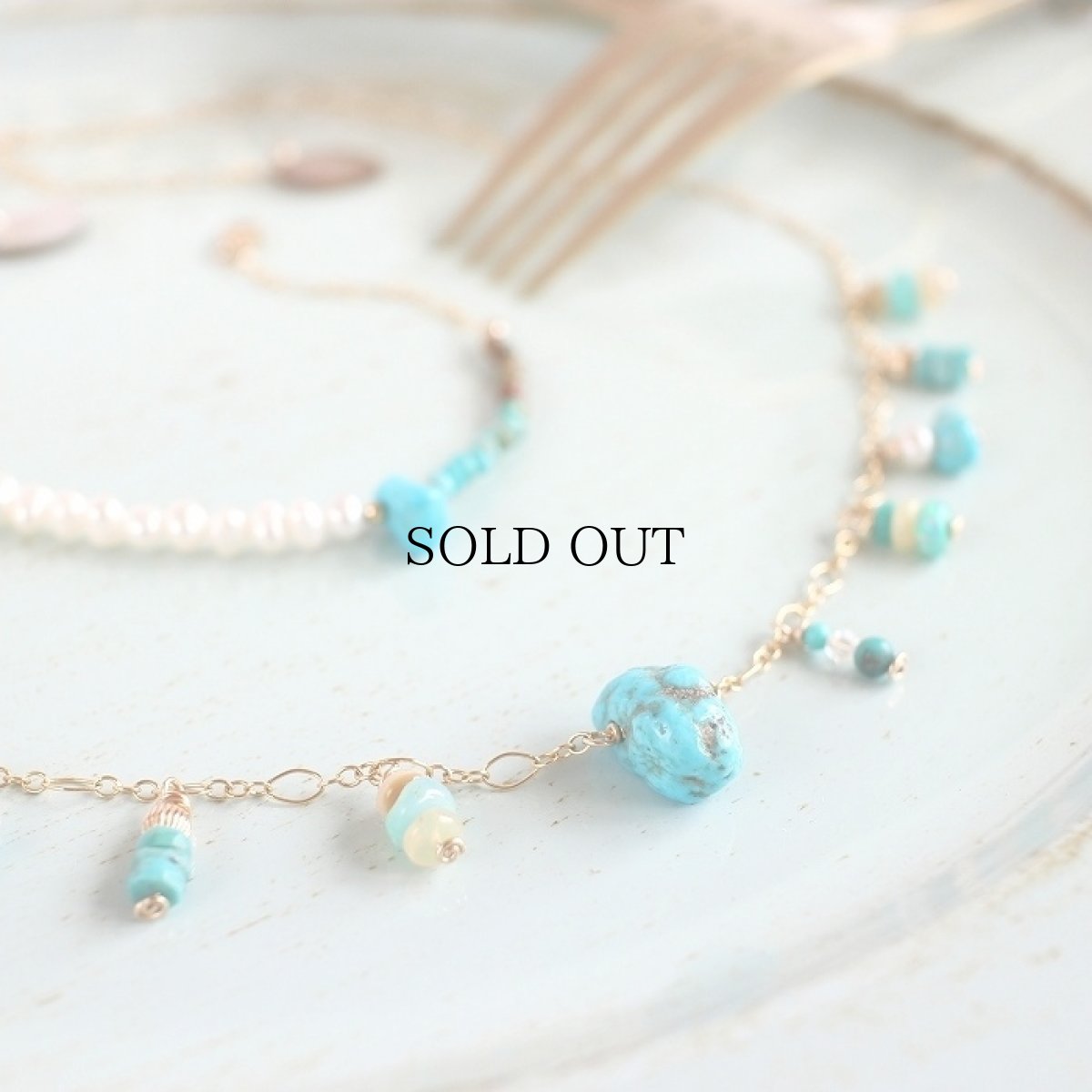 画像4: Turquoise Tiara Necklace (4)