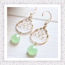画像2: Mermaid Teardrop Pierce/Earring (2)